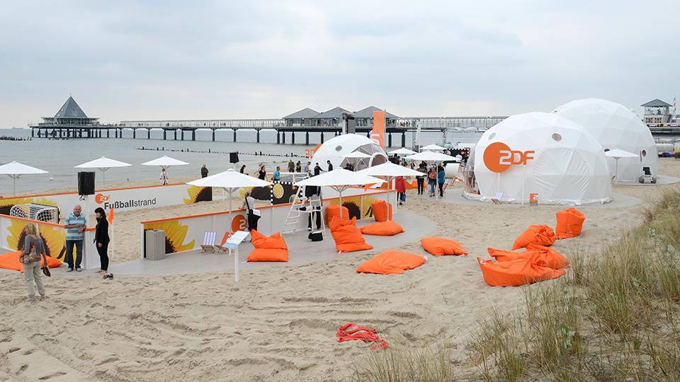 Fußballstrand in Heringsdorf